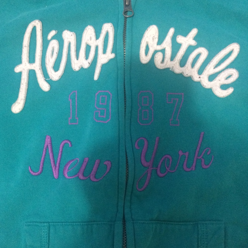 A blue Aeropostale jacket