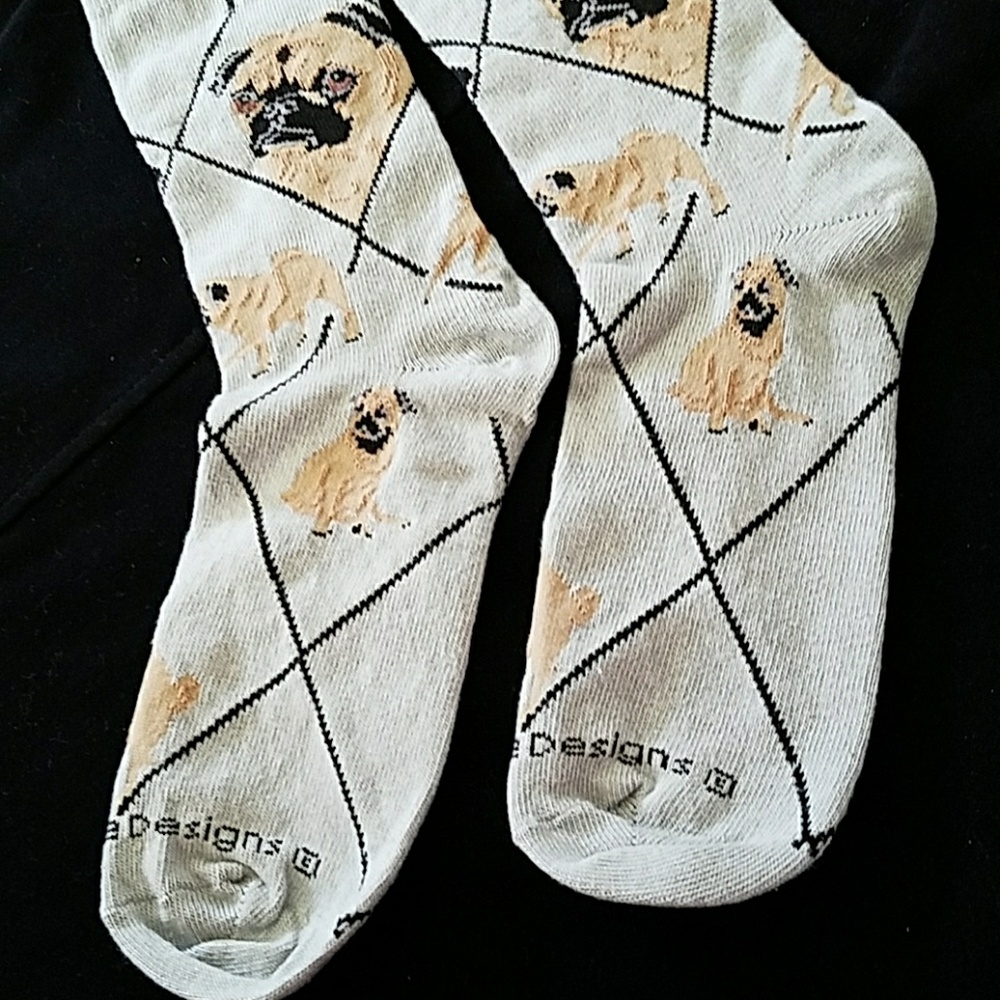 Only 1 left š¶ New PUG dog socks - Picture 4 of 7