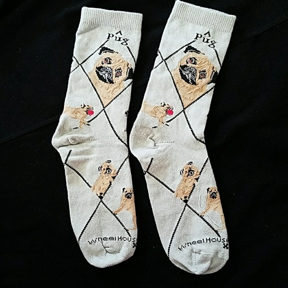 Only 1 left 🐶 New PUG dog socks - Picture 5 of 7