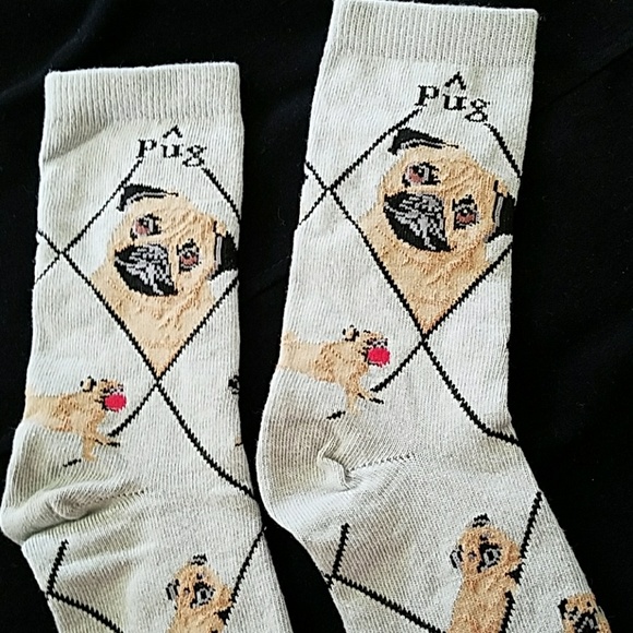 Only 1 left 🐶 New PUG dog socks - Picture 6 of 7