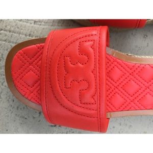 Tory Burch Leather Slides