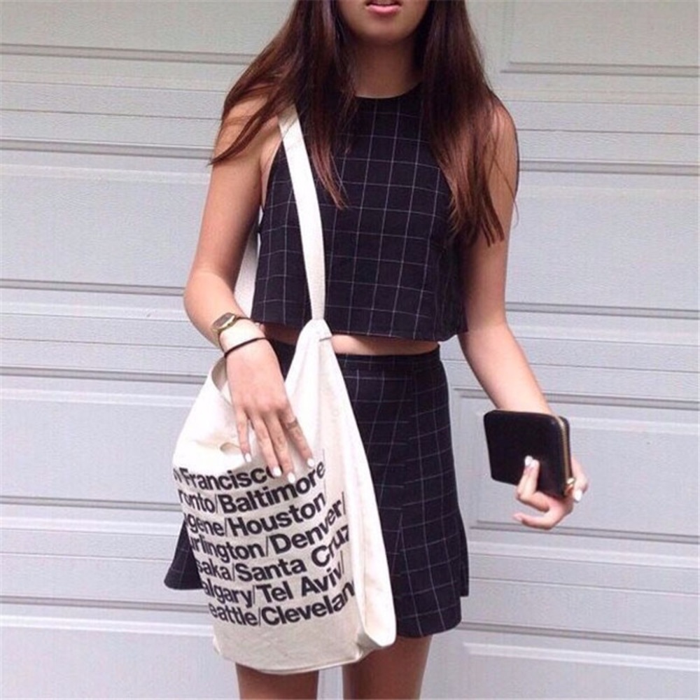 american apparel cities tote bag