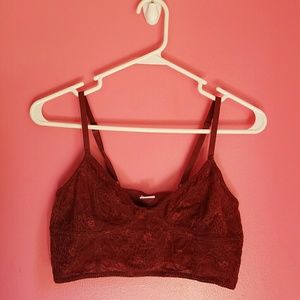 Cranberry bralette