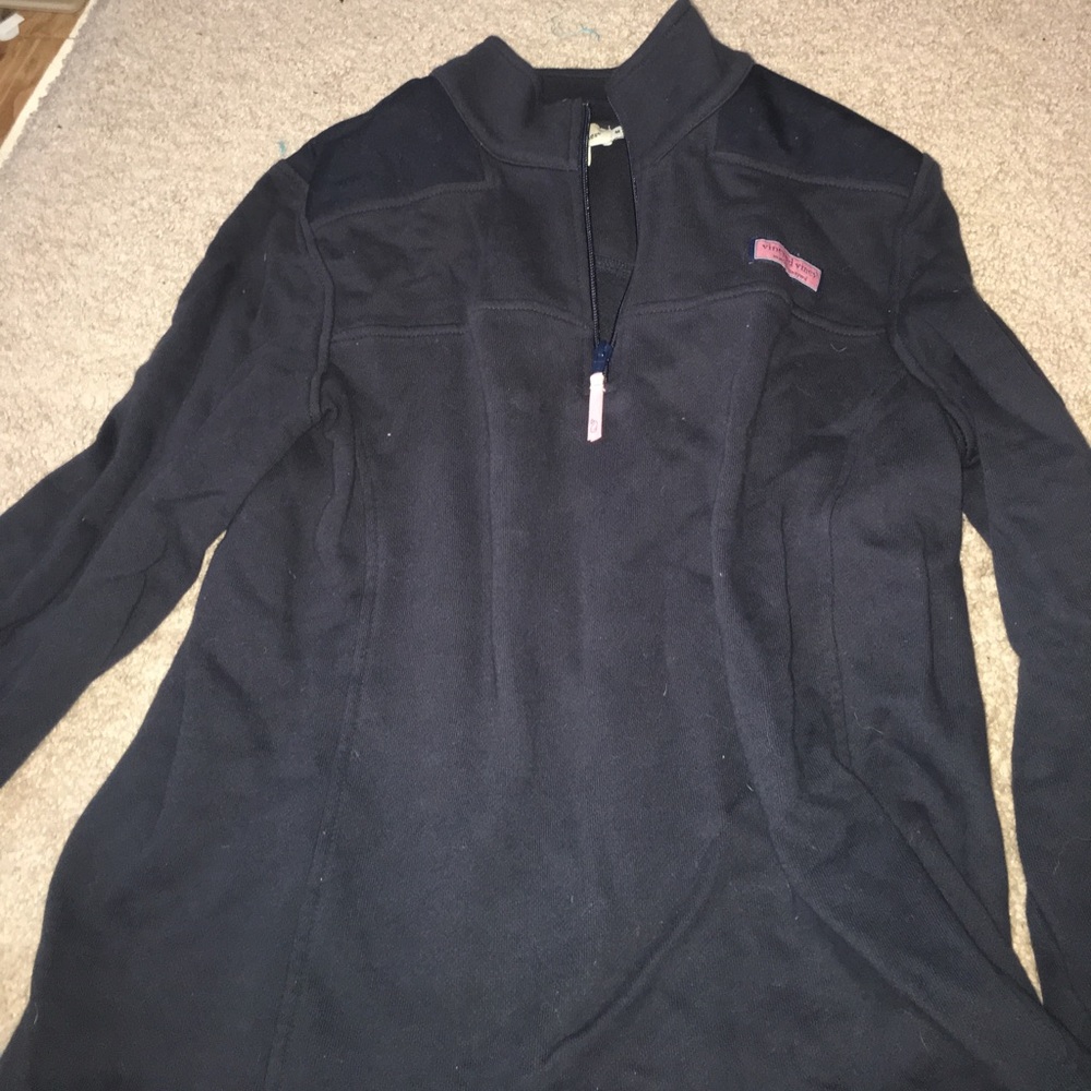 Navy blue VV shep shirt