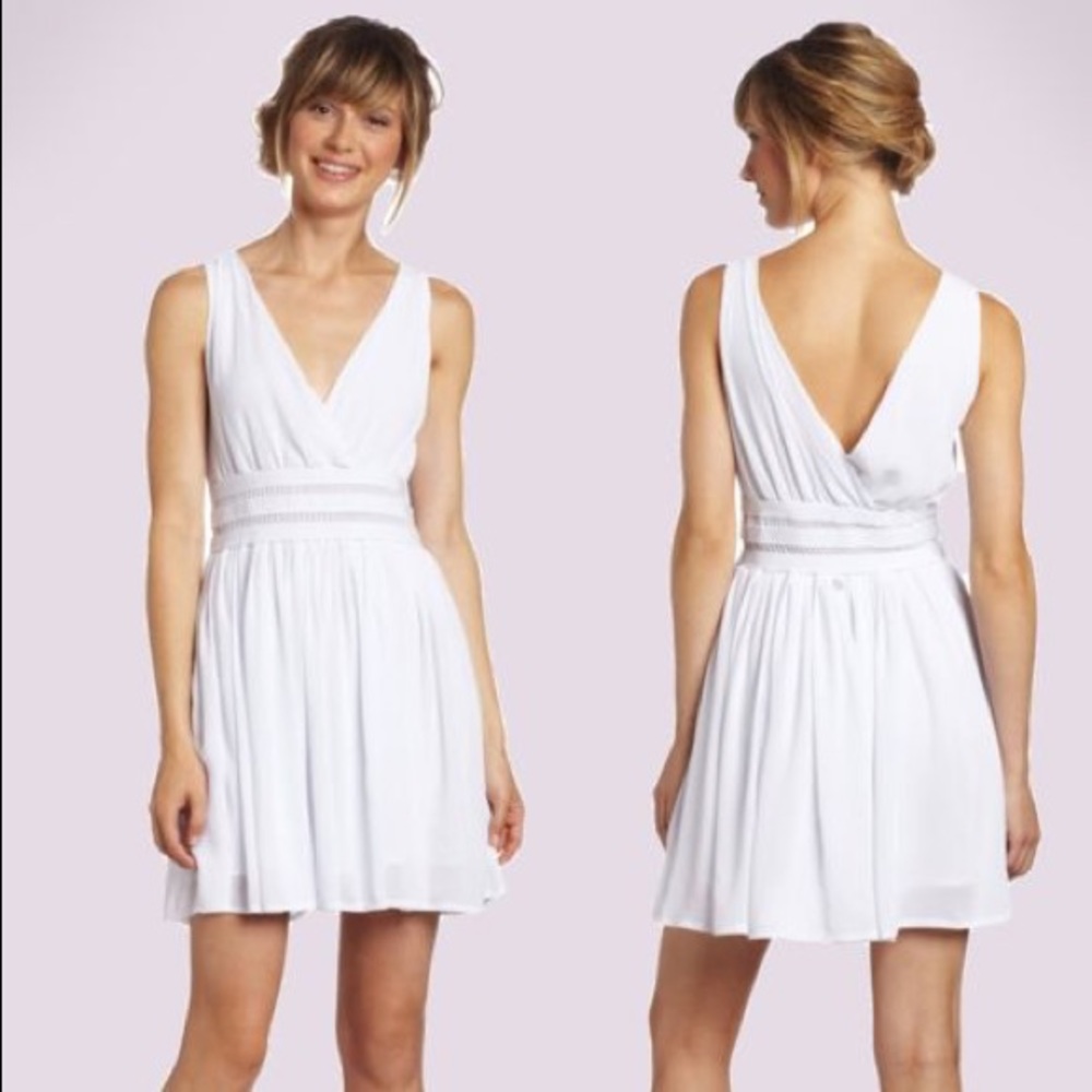 BB Dakota Optic white cocktail dress NWT!!!!