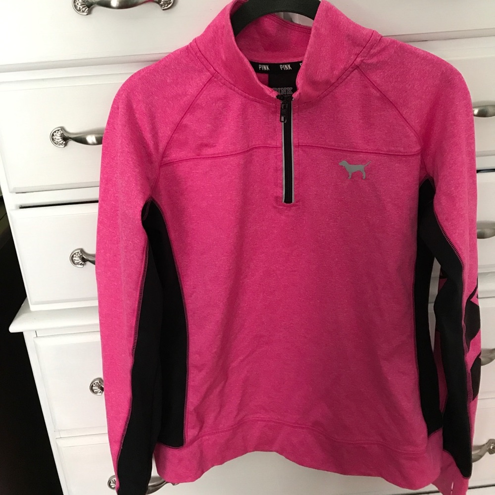 Pink 3/4 zip up