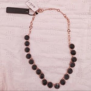 J Crew black chunky necklace
