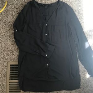 H&M Gray Blouse- Size 6