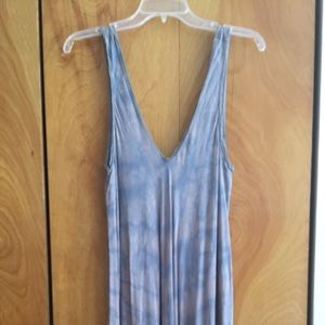 UO silence + noise tie dye neck sundress