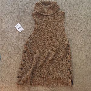 NWOT FREE PEOPLE sleeveless cowl neck tunic