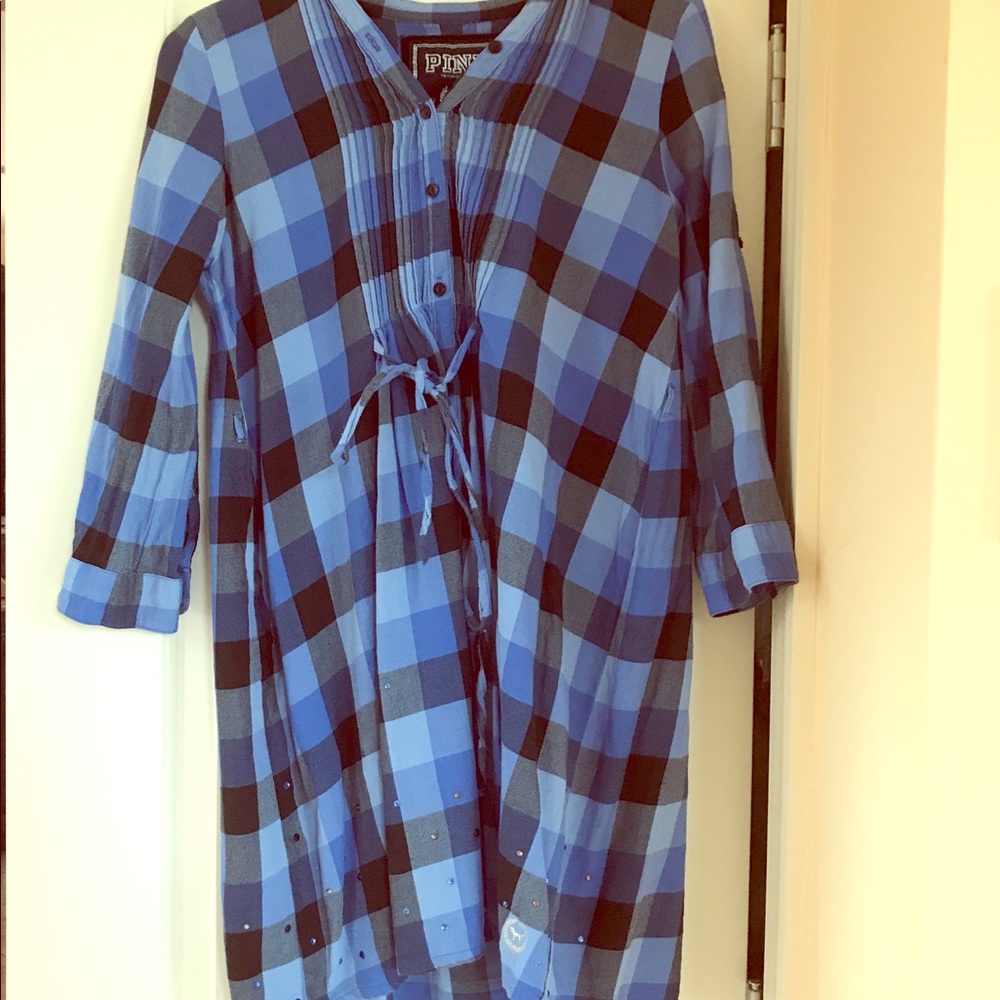 Victoria's Secret Plaid Sequin Dress