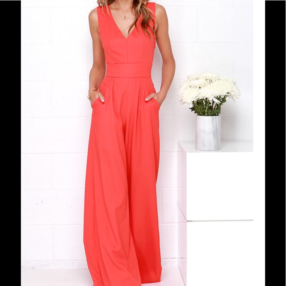 Coral Jumpsuit