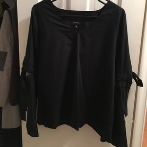 Who What Wear bell sleeve cutout top