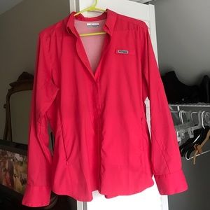 Columbia PFG button down long sleeve
