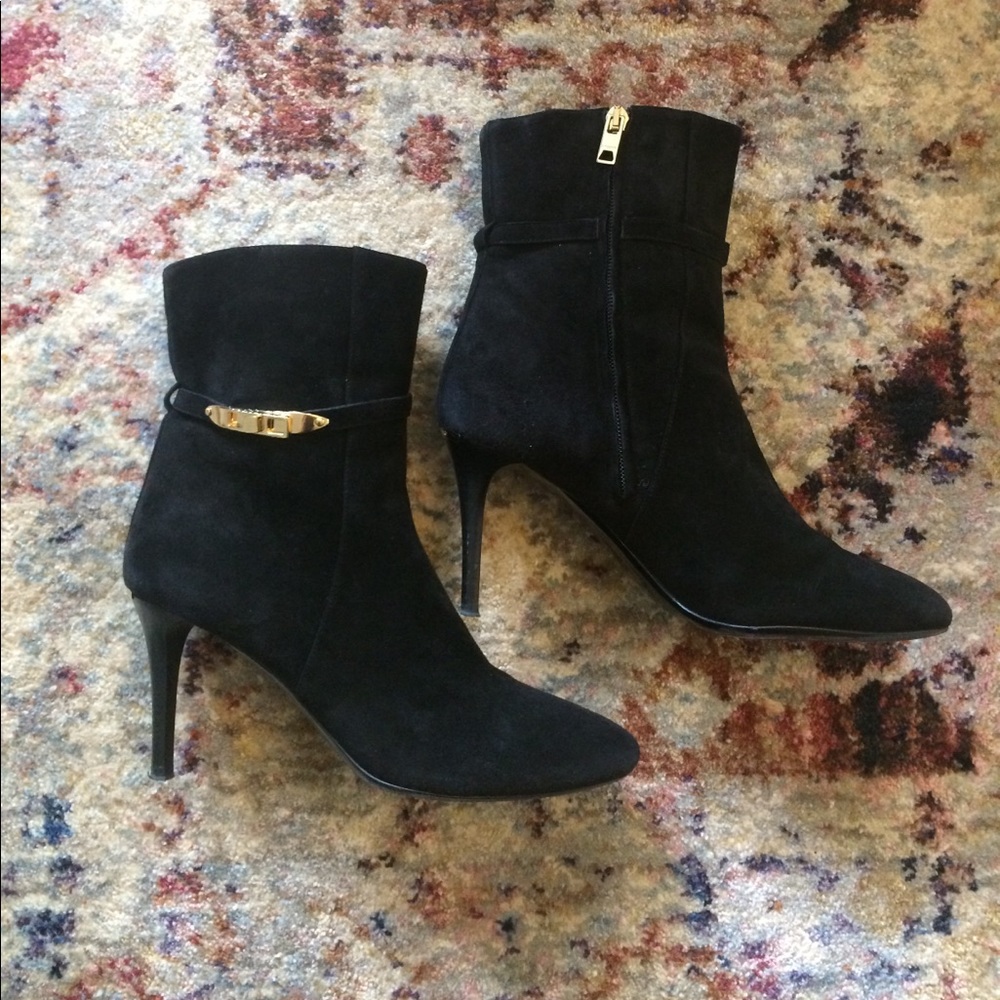 Burberry Suede Ankle Booties