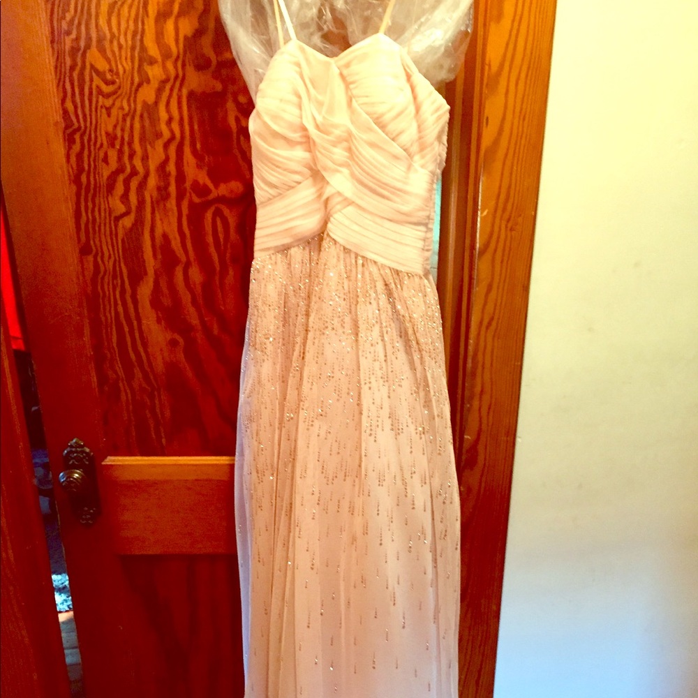 Pink Glittery Prom Dress