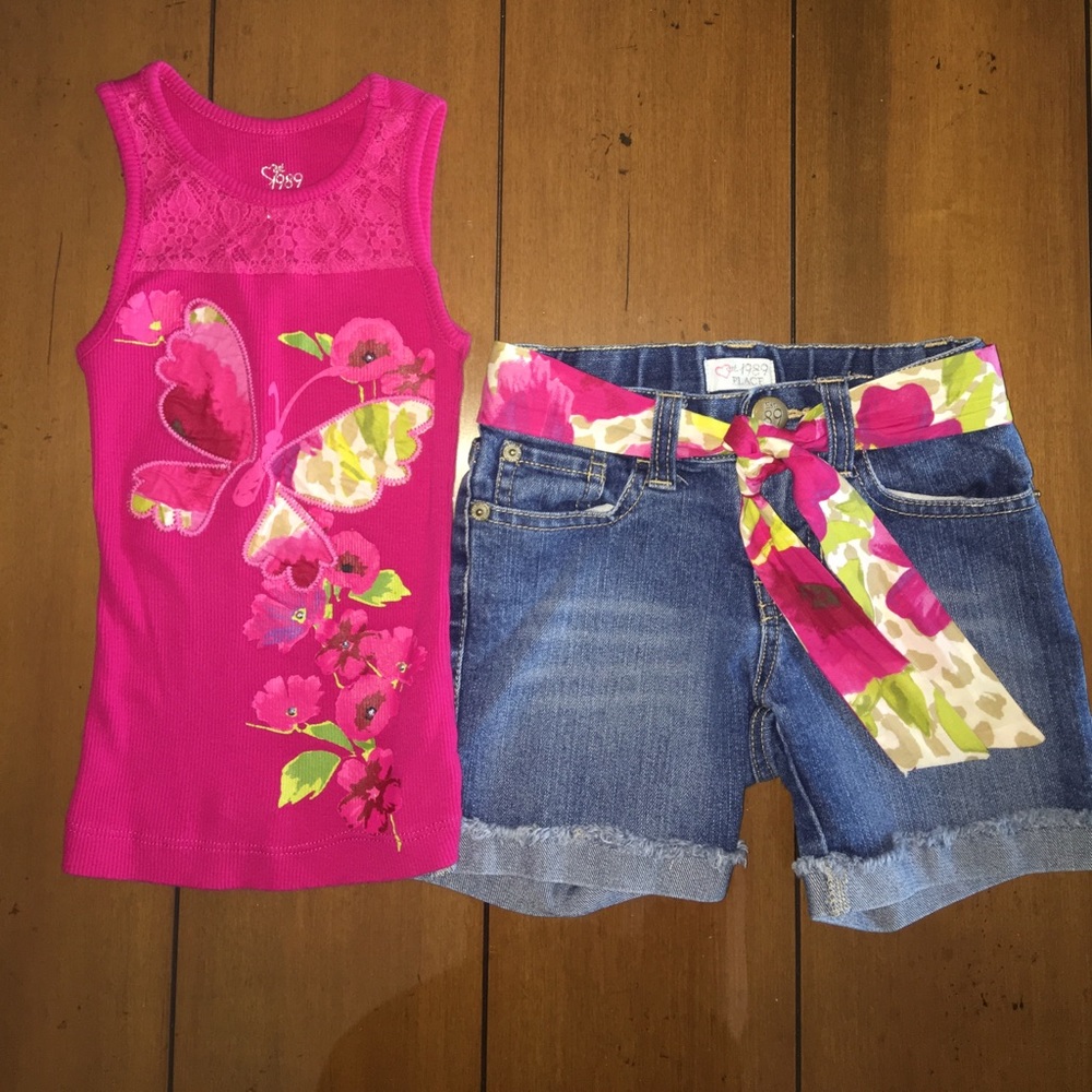 Children's Place Tank/ Short Set