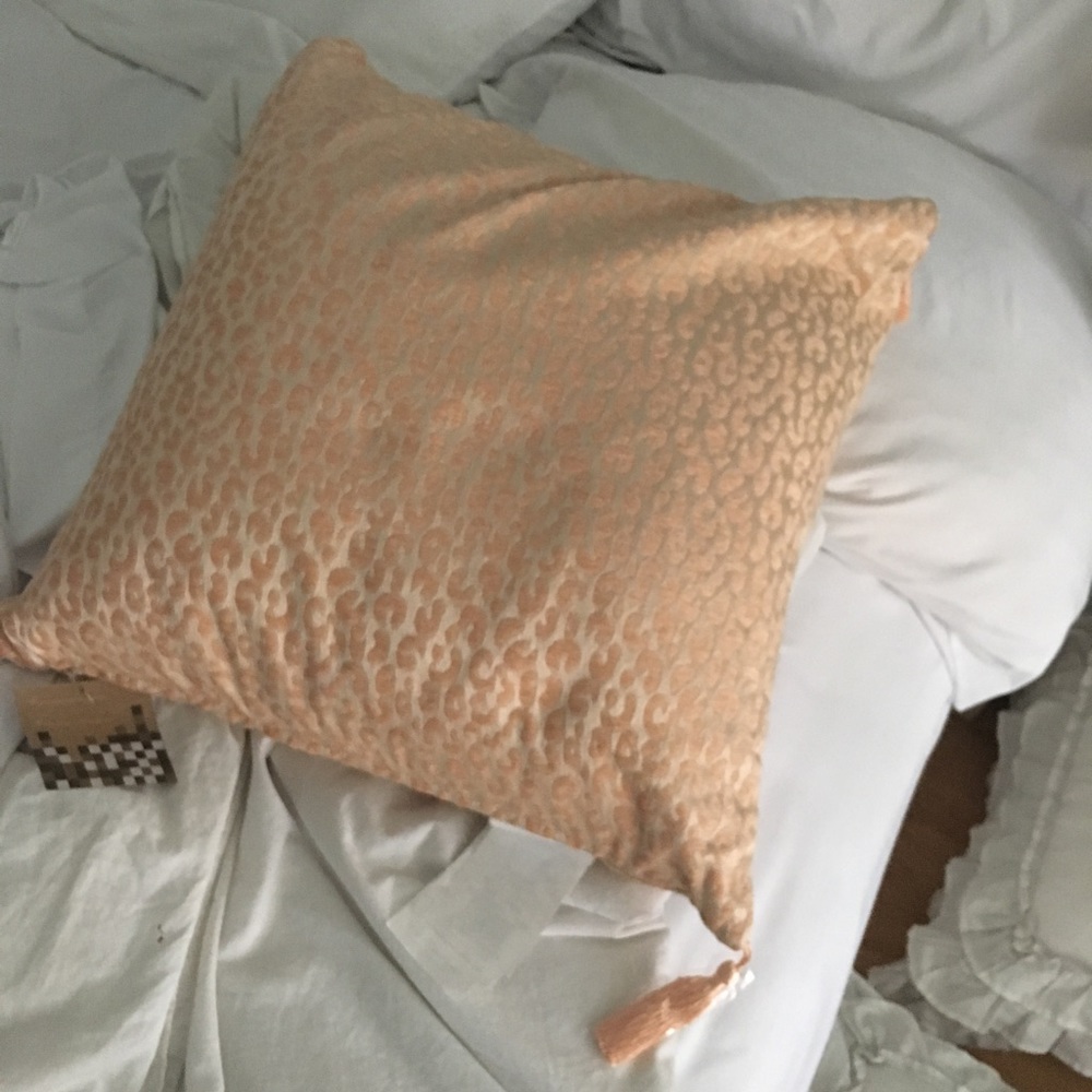 Cheetah print pillow