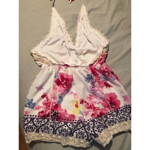Backless romper SM