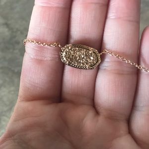kendra scott rose druzy necklace