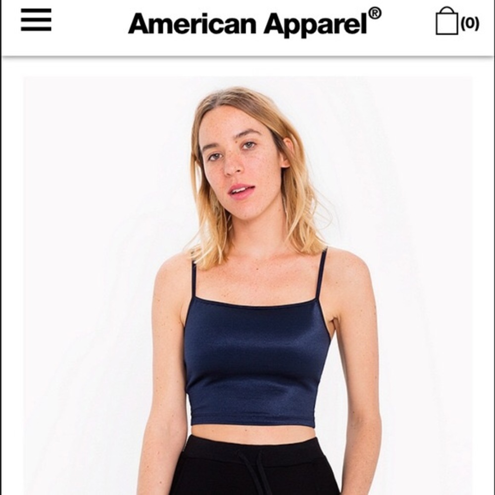 American Apparel disco tank