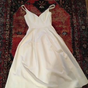 Vintage midi Bardot dress by Jill Stuart