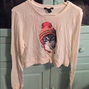 Long sleeved mid drift shirt. New with tags