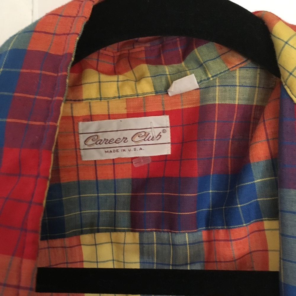 Vintage charter club rainbow blouse - Picture 2 of 3