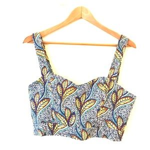 Funky Zara print crop top
