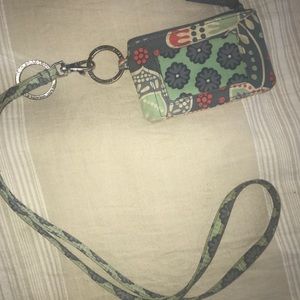 Vera Bradley Lanyard + ID holder