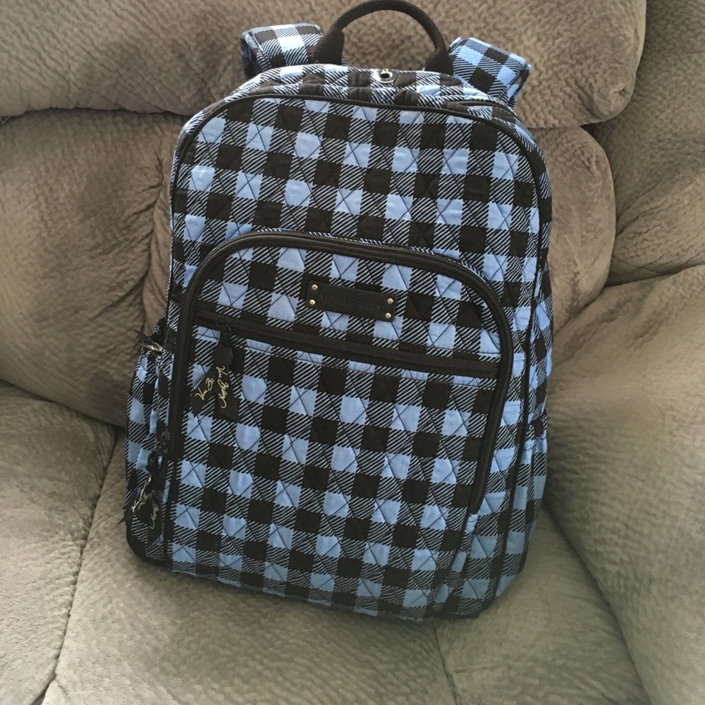 Vera Bradley Alpine Check Campus Backpack