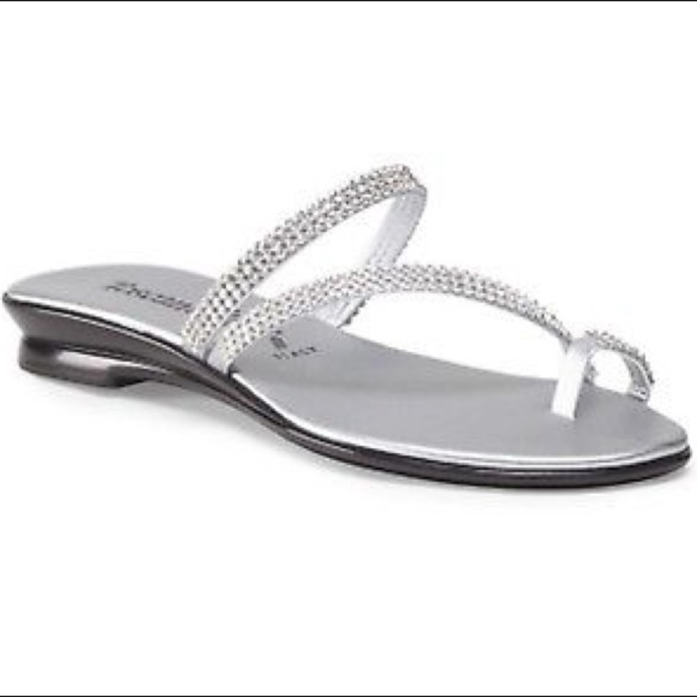 Rhinestone Strappy sandals NEW made in Italy_4