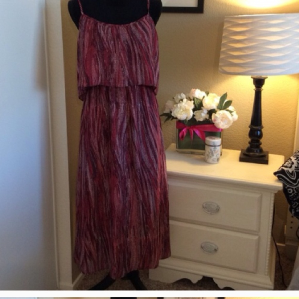 WAYF Maxi Sundress Adjustable Straps NWT
