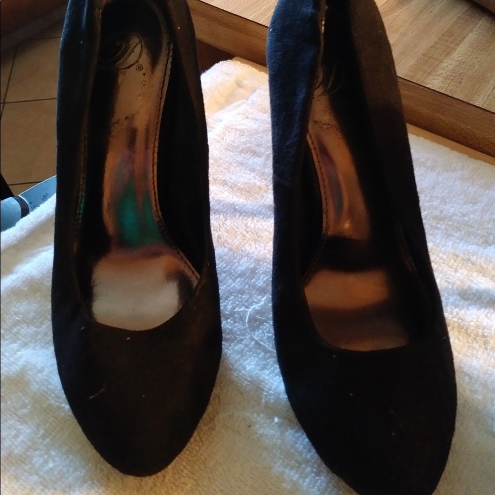 Black high heels