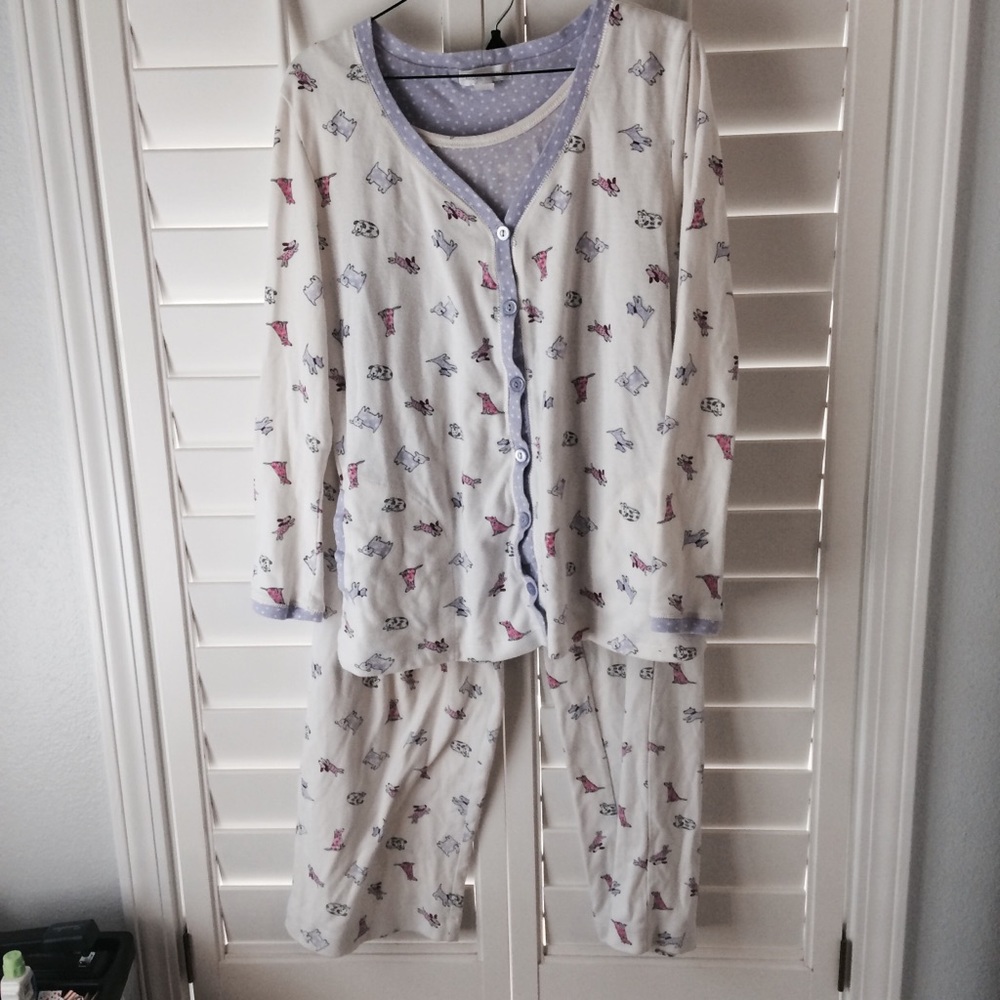 CAROLE HOCHMAN 3-piece pajama set