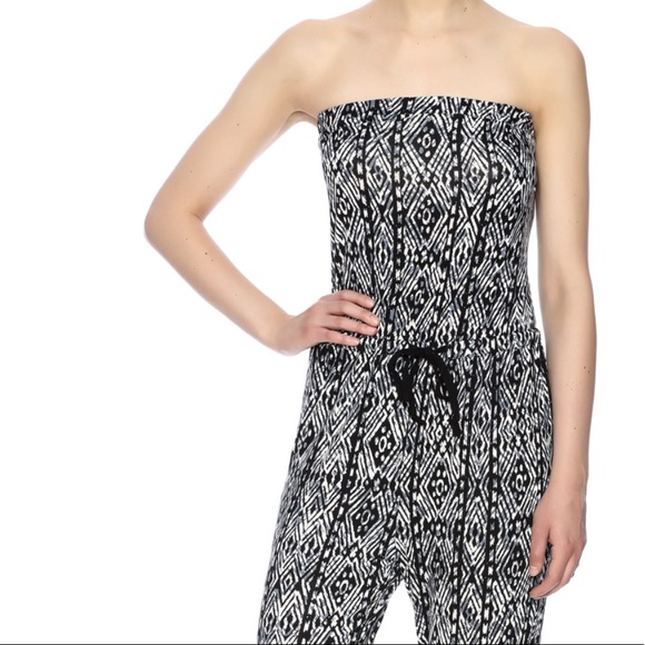 Black and white tribal aztec jumpsuit romper - Picture 8 of 8