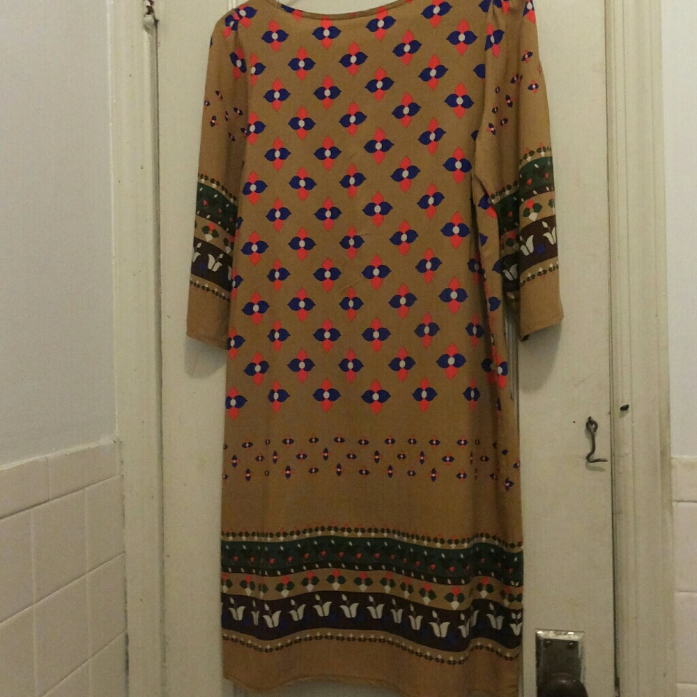NU New York Boutique Tan Shift Dress