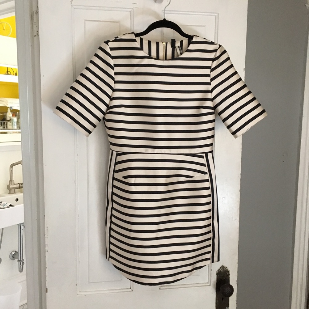 Topshop stripe dress size 8