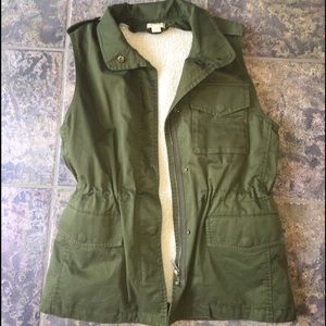 J Crew military vest