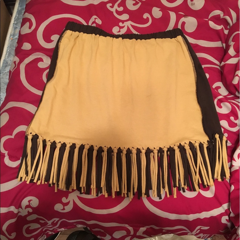 Fringe western skirt