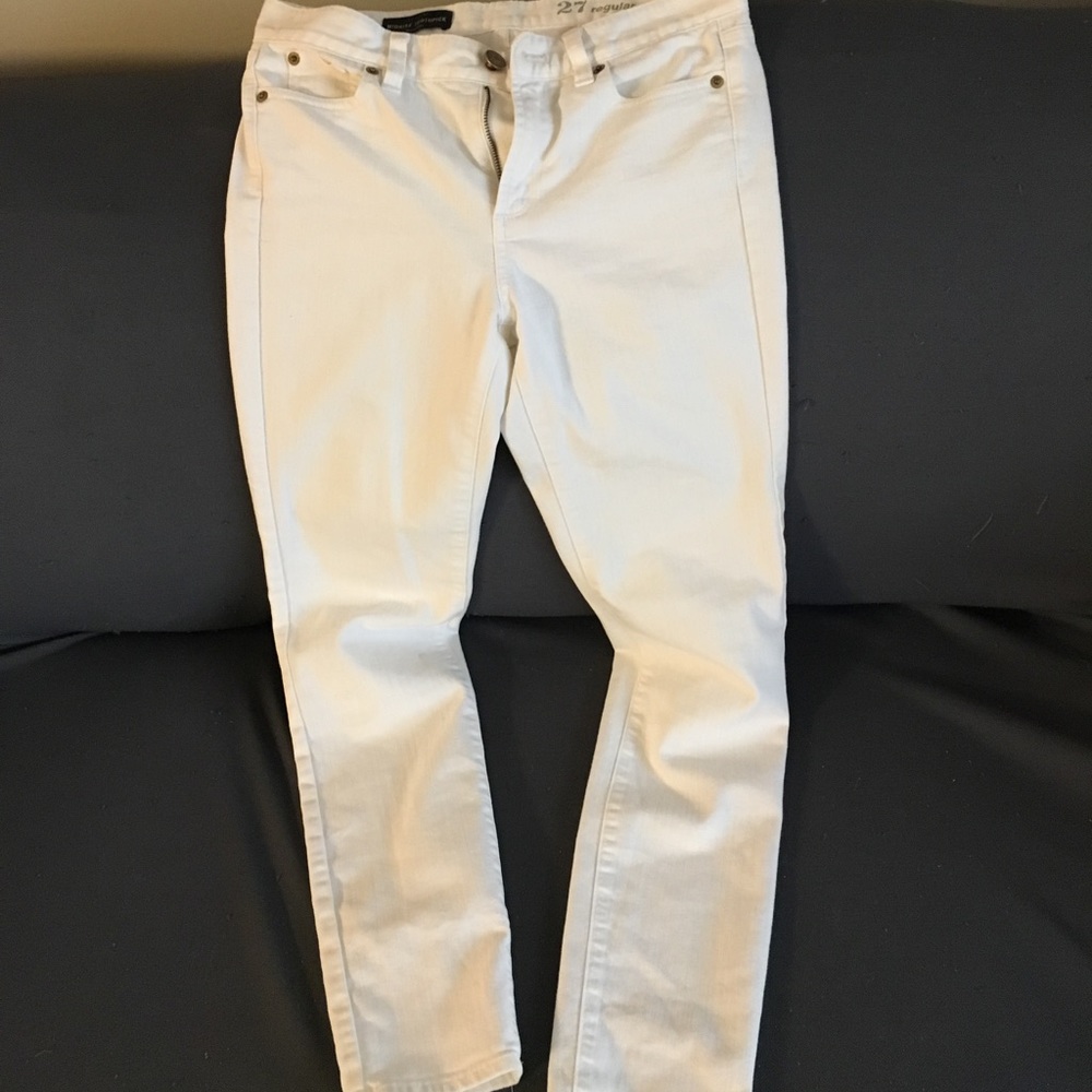 J. Crew mid-rise toothpick jeans
