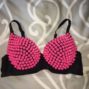 Spiked bra