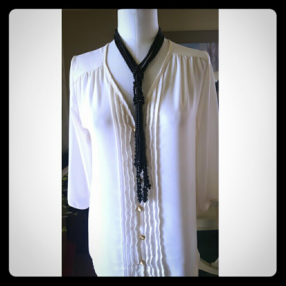 DISCOUNTED Unique beaded Tie choker / necklace