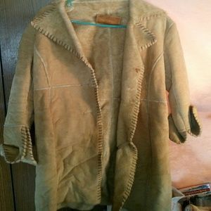 Guess leather trench coat