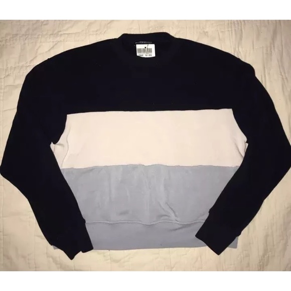 Brandy Melville Sweaters - Brandy Melville Color Block Crew Sweatshirt Erica