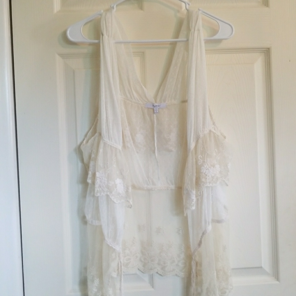 Stunning Shear Lace Vest
