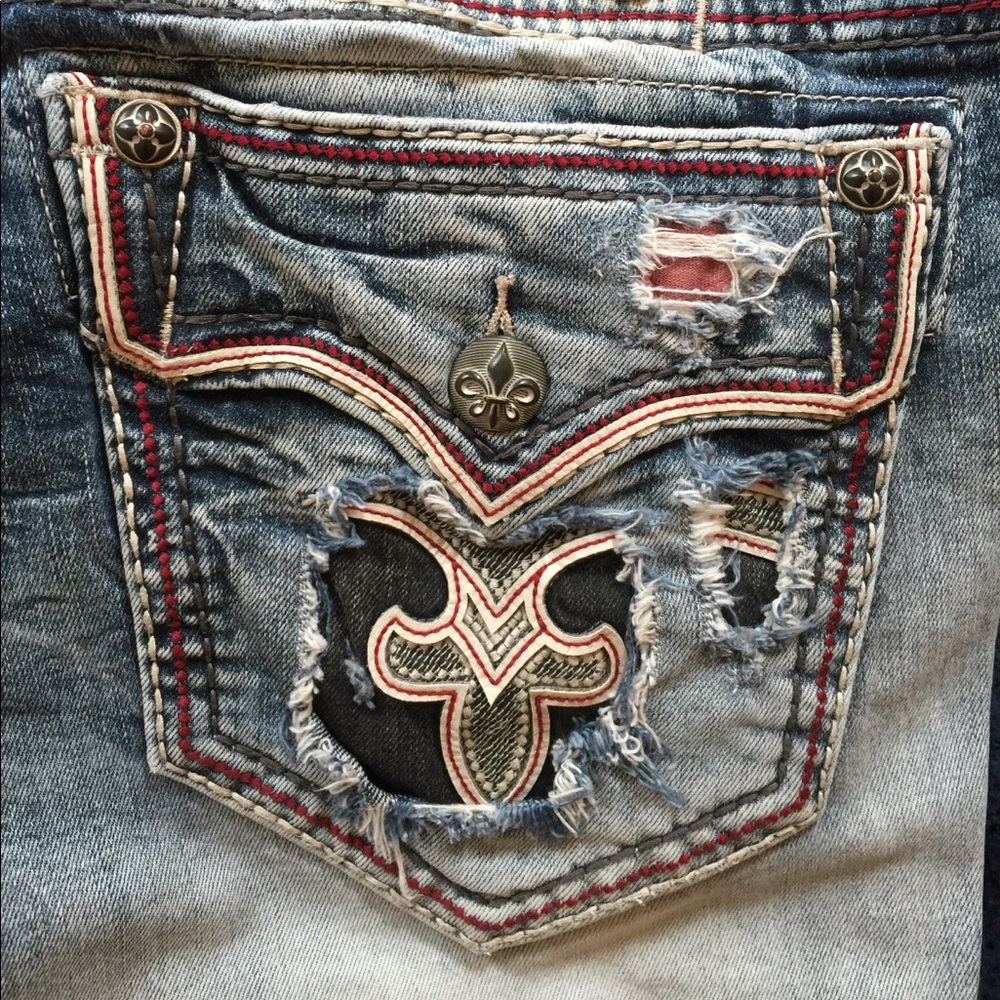 Men's 32x32 Rock Revival Tyme Straight Jeans