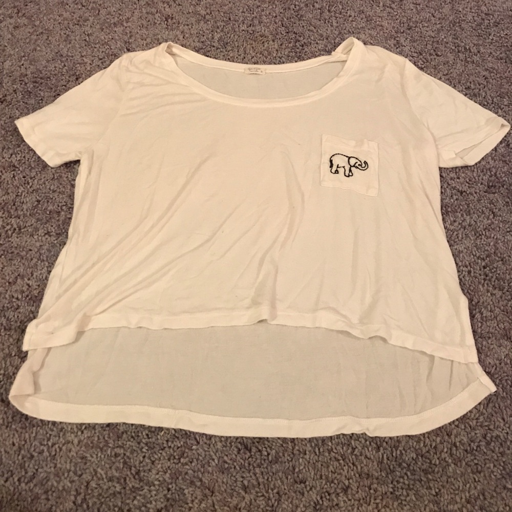 brandy melville elephant tee