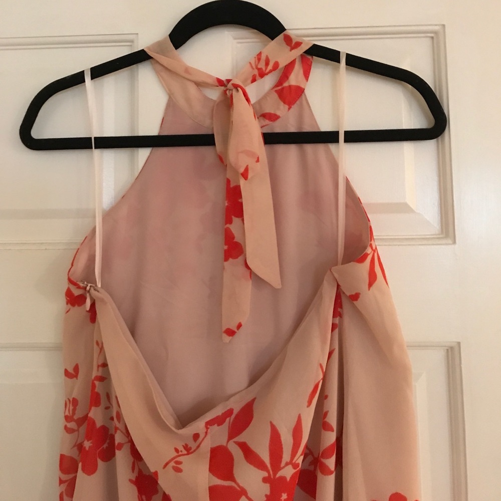 Floral, halter top dress