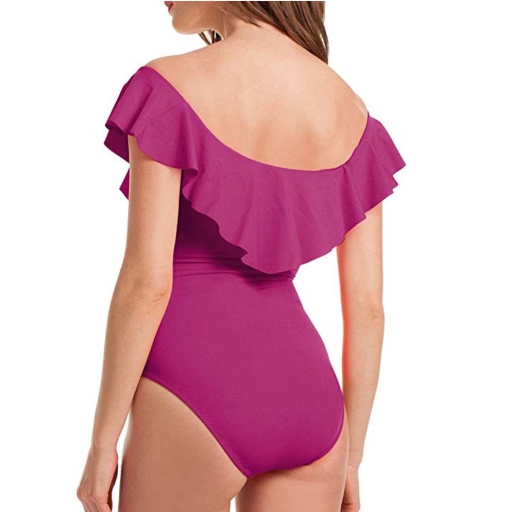 Sienna ruffled 1 piece - Picture 2 of 2